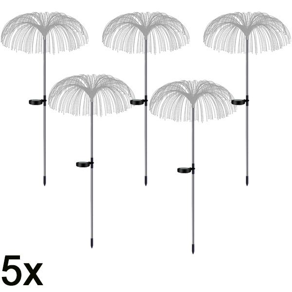 5x Zonne-energie tropische tuinverlichting | LUMIPALM