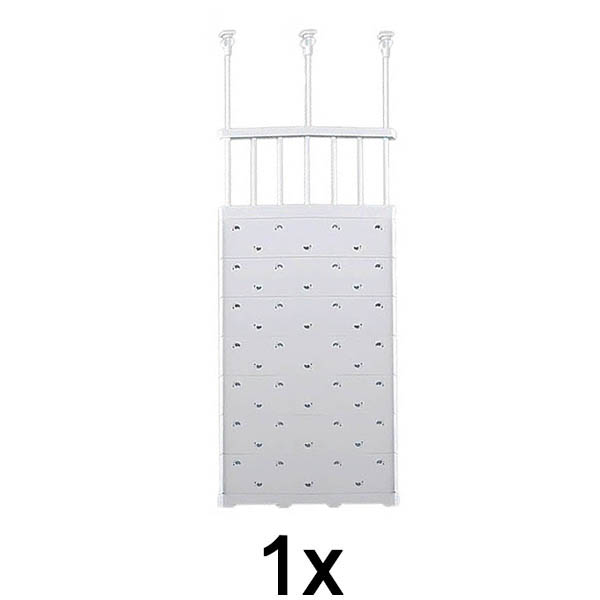 1x Uitschuifbare klemplank (48-80 cm, Zonder Boren) | SHELFEXPEND