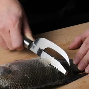 Visontschubber van roestvrij staal | FISHBLADE